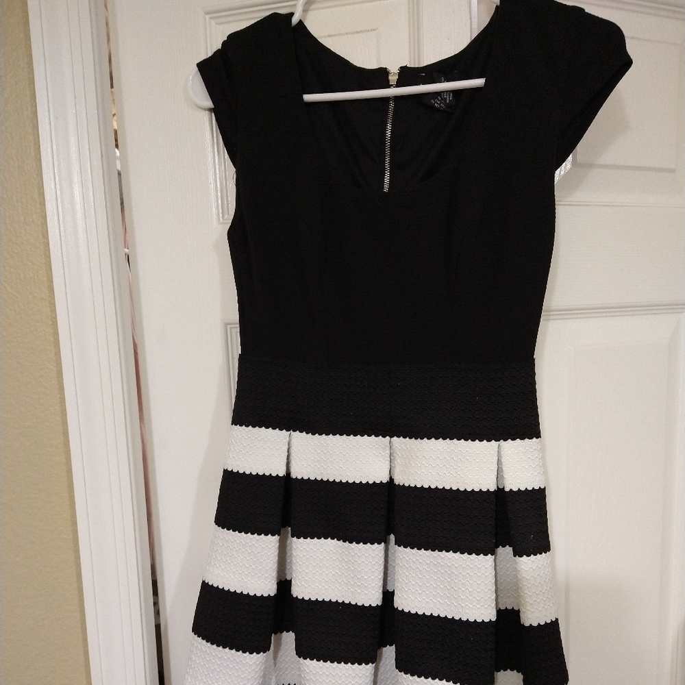 Black and White Formal Dress